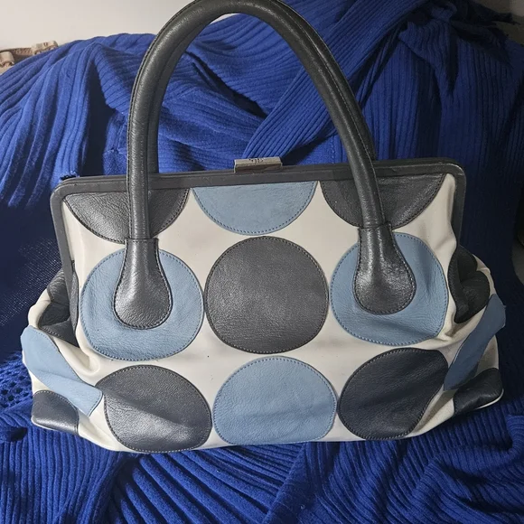 Jennifer Lopez Bags Blue Polka Dot Purse Jlo Poshmark